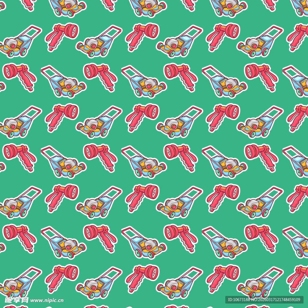 园艺相关图案背景