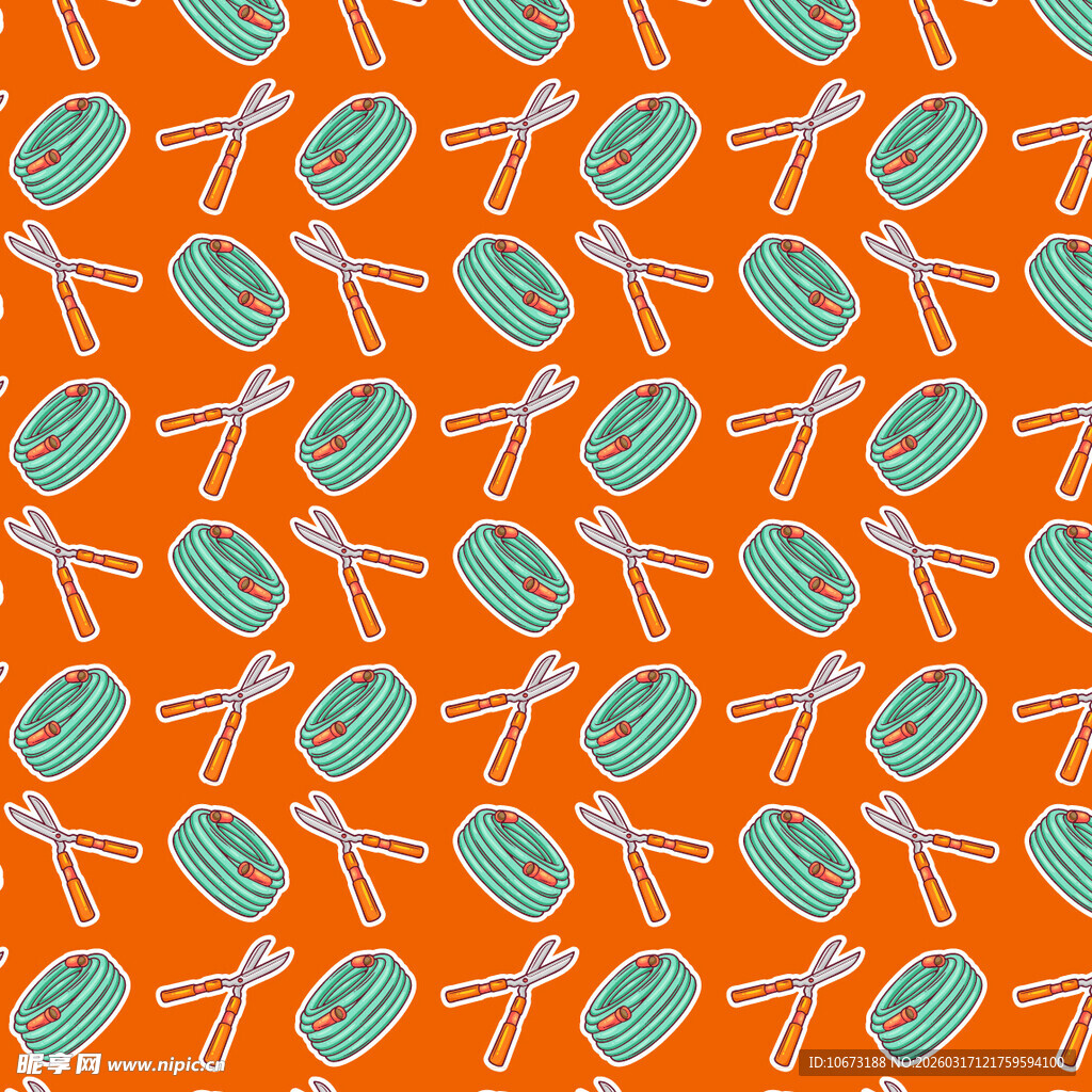 园艺相关图案背景