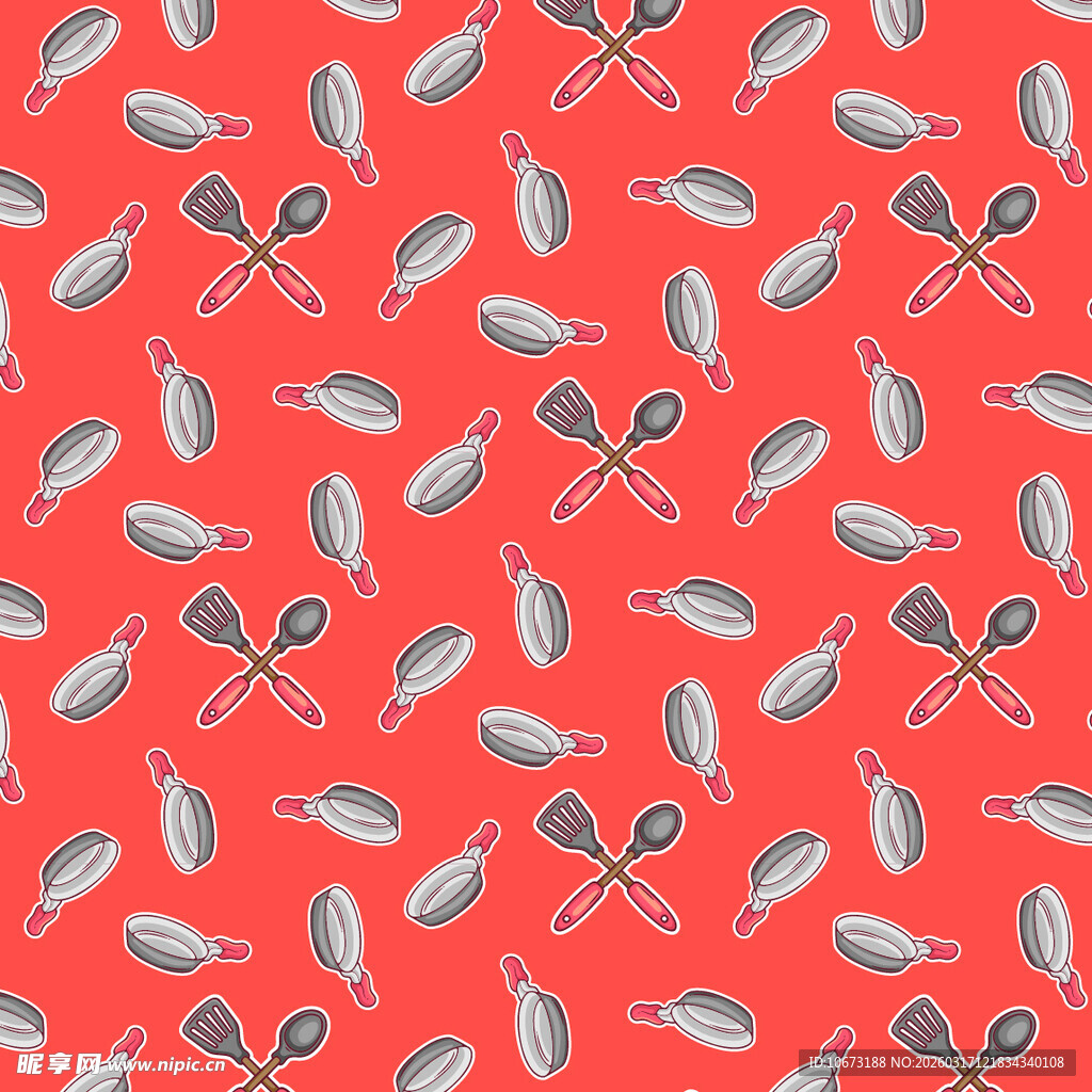 厨具相关图案背景