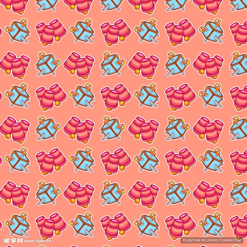 魔术道具图案背景