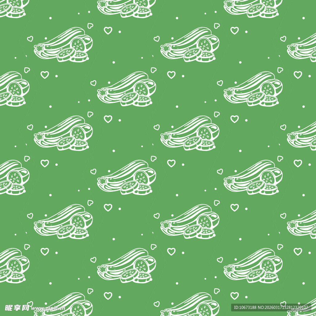 黄瓜图案背景