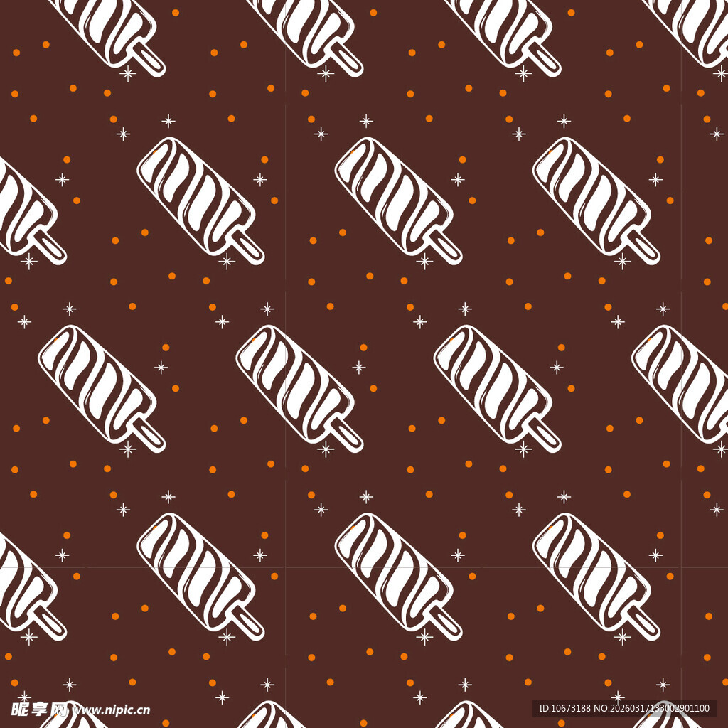 冰淇淋图案背景