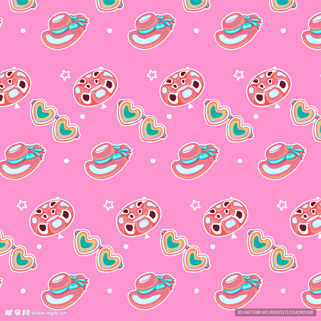 旅行元素图案背景