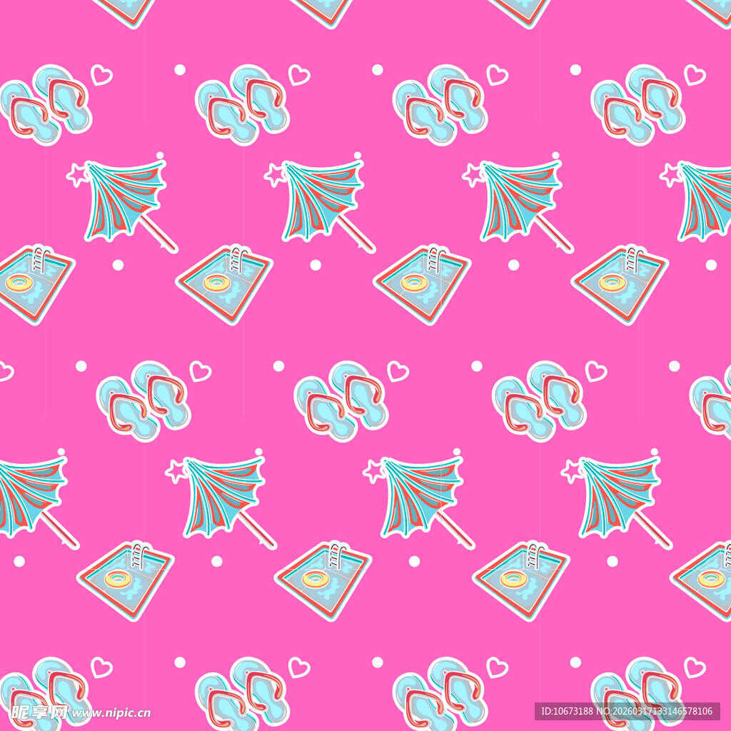 旅行元素图案背景