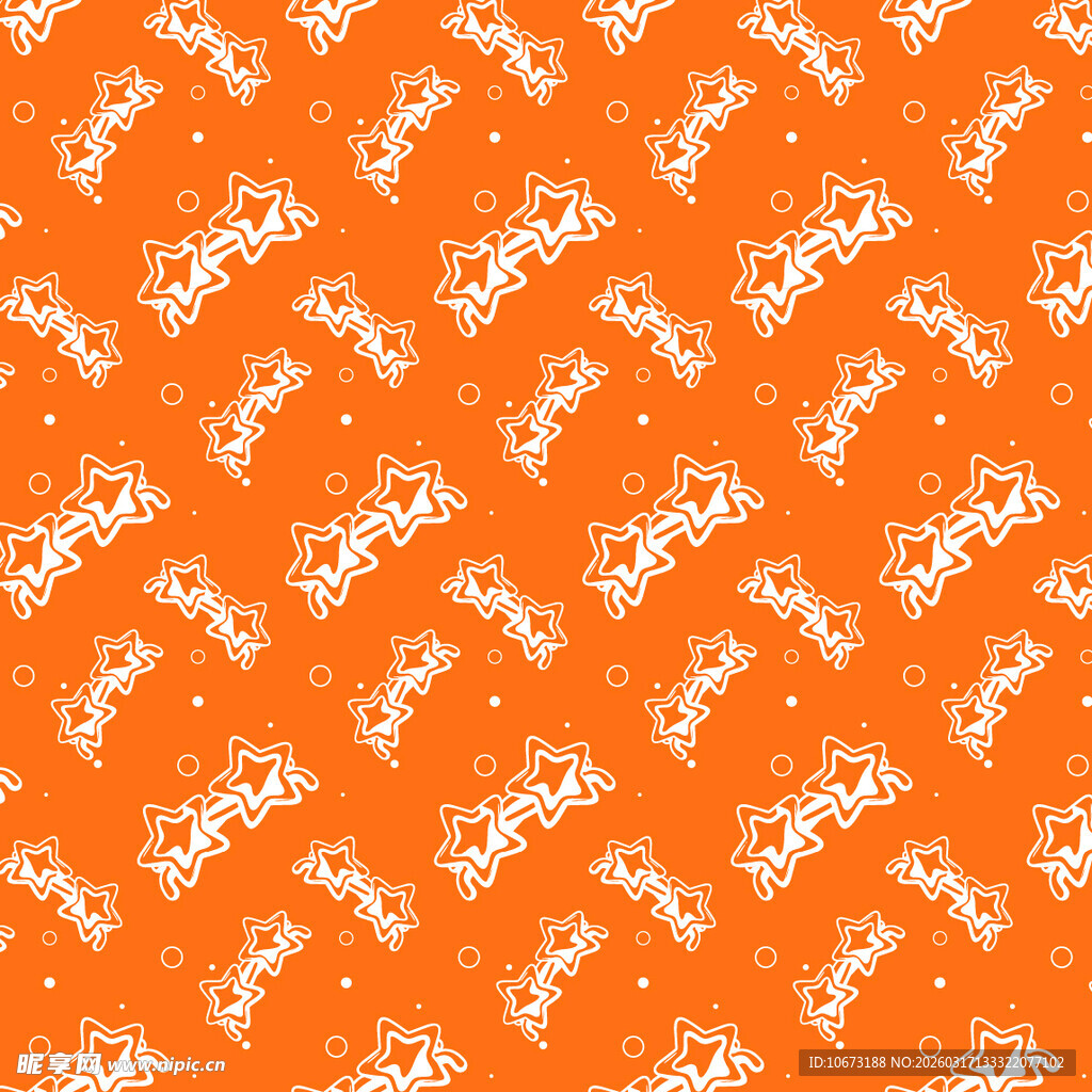 星星眼镜图案背景