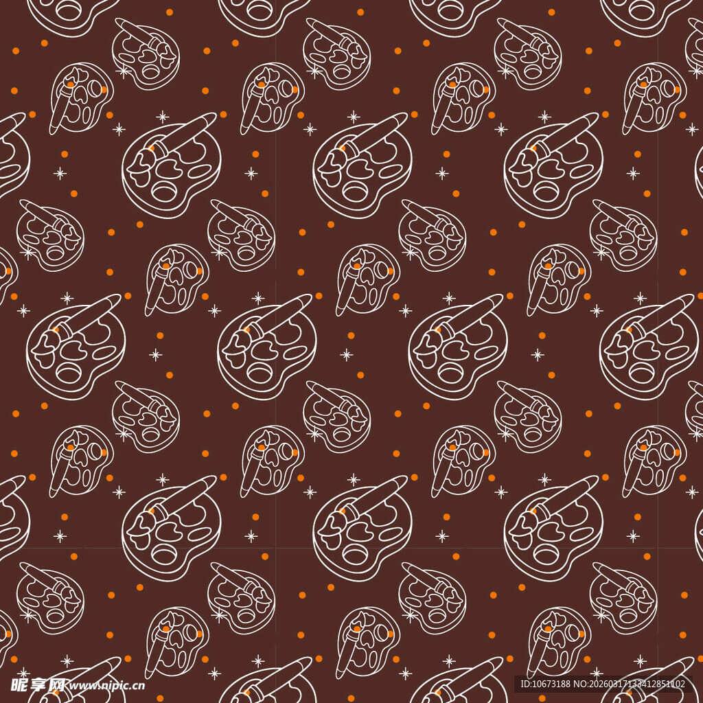 调色盘图案背景