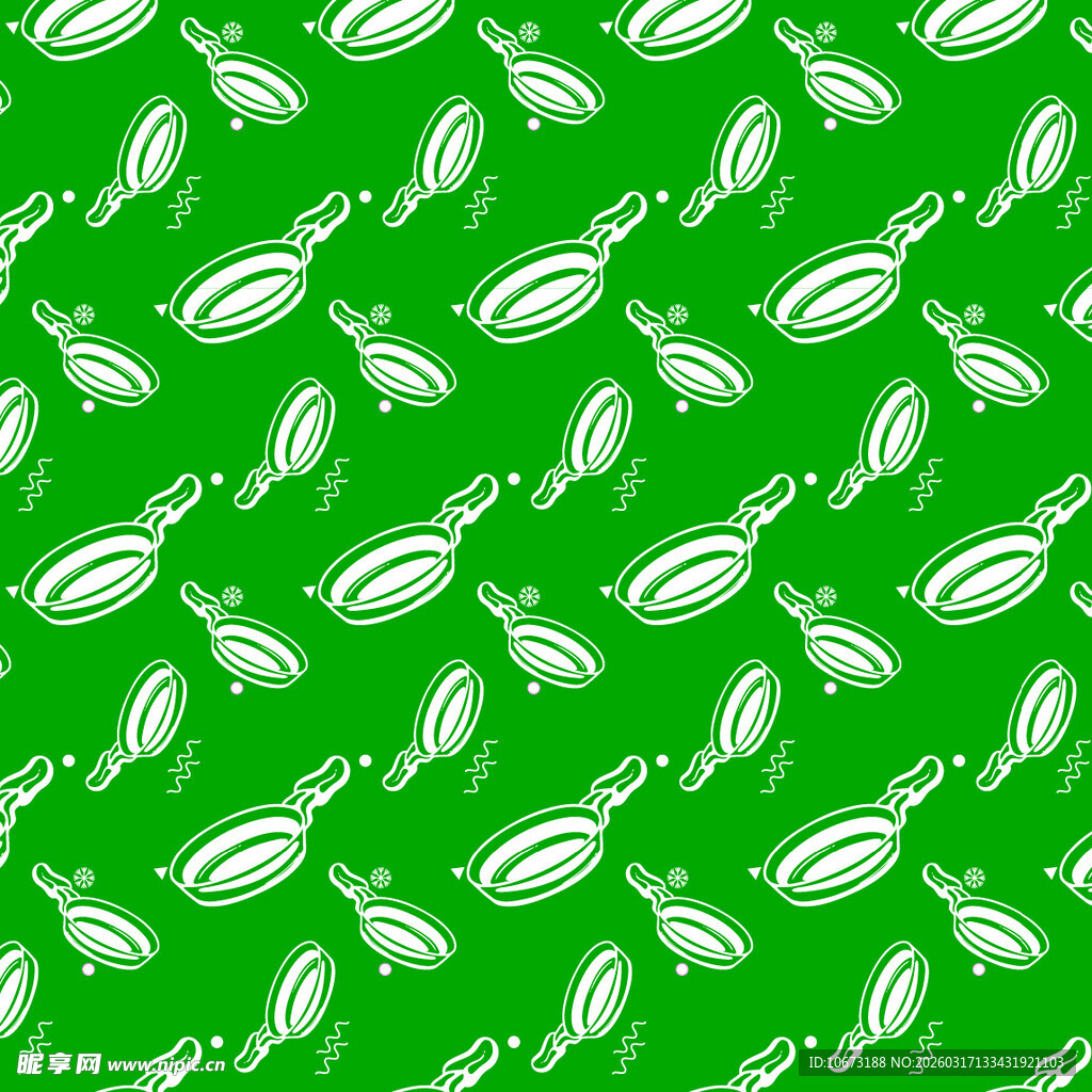 平底锅图案背景