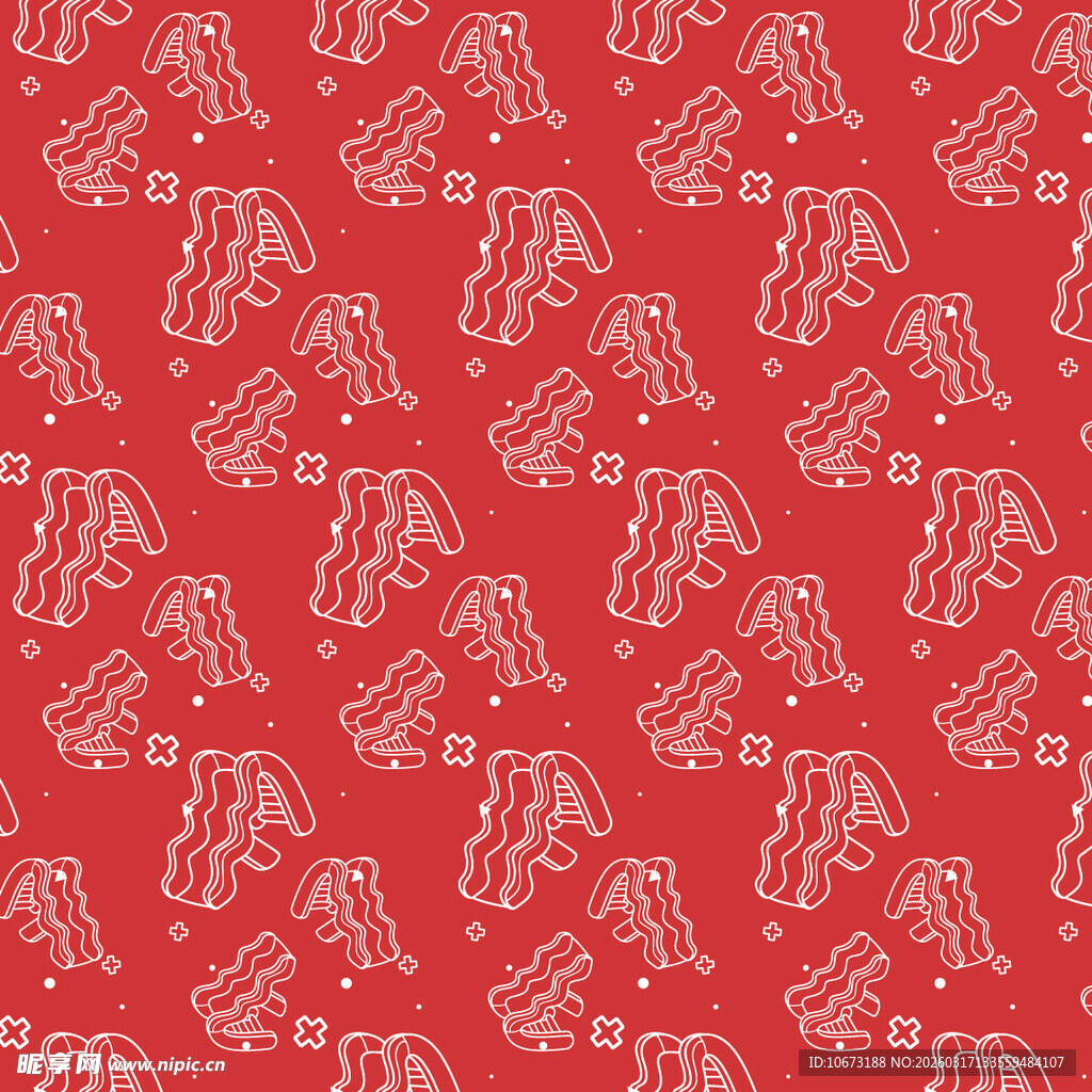 滑滑梯图案背景