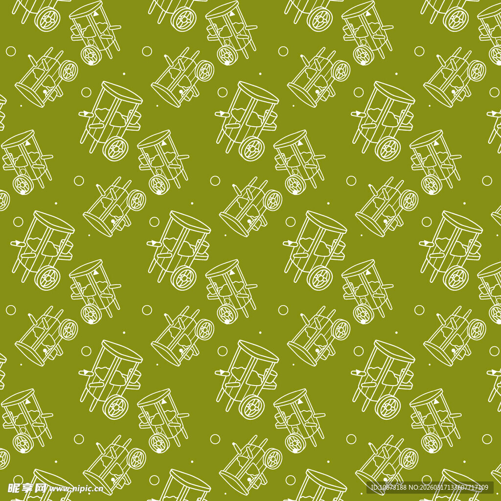 爆米花贩卖车图案背景