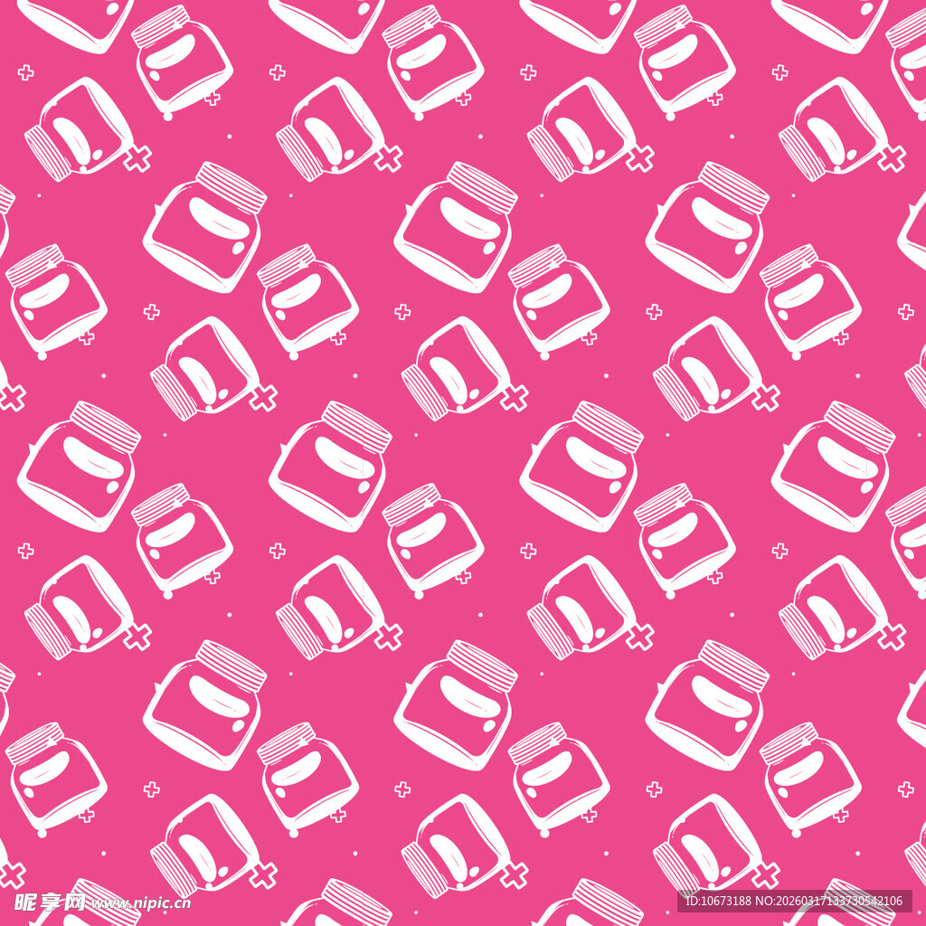 玻璃瓶图案背景