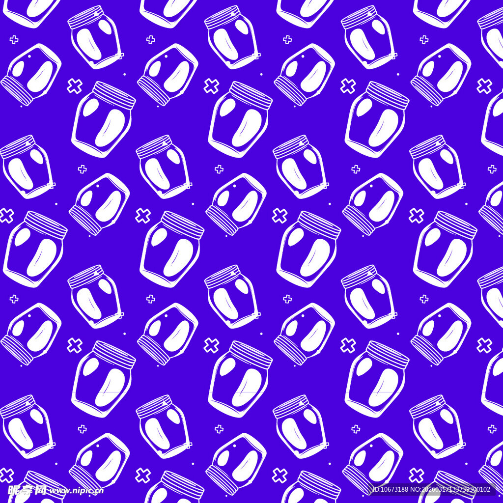 玻璃瓶图案背景