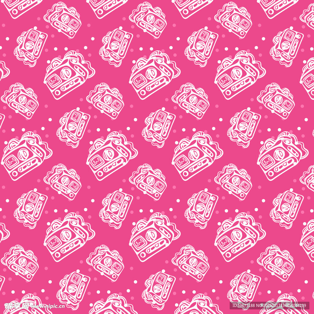 收音机图案背景