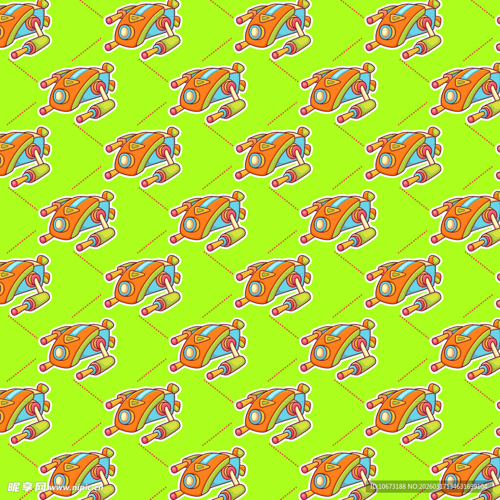 机器人图案背景