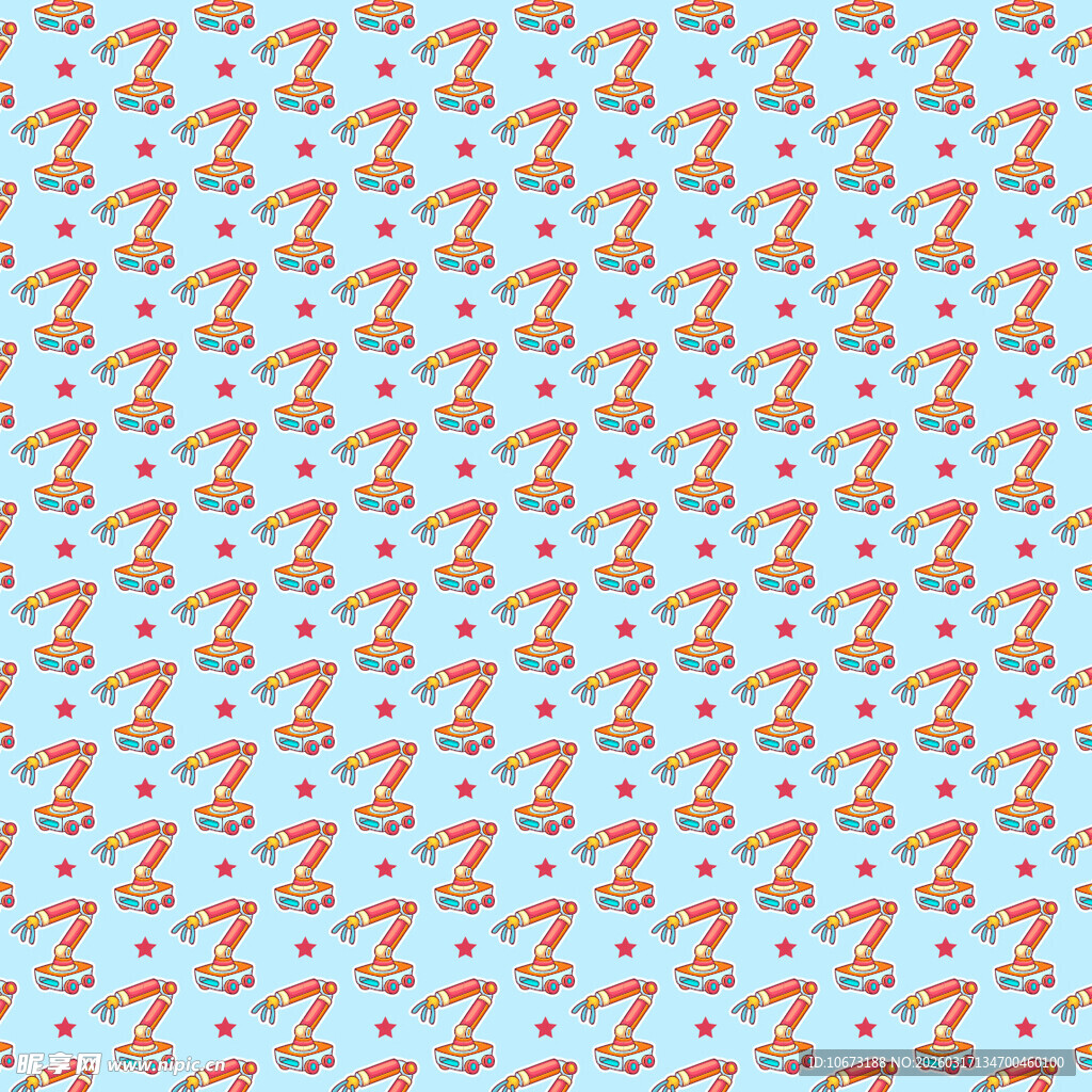 机械手图案背景