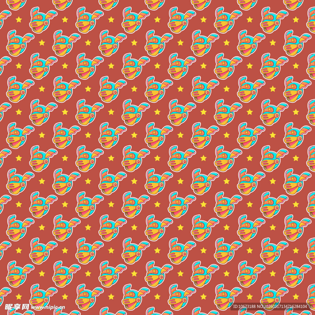 狗头玩具图案背景