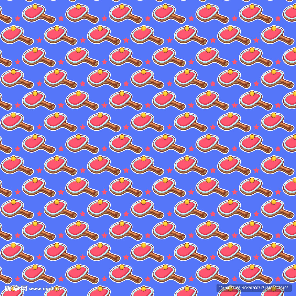 乒乓球拍图案背景