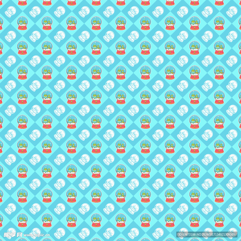 水晶球图案背景