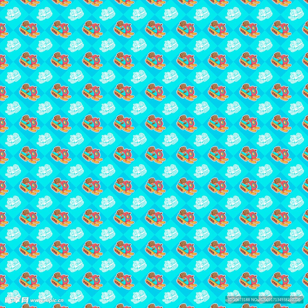 雪地摩托图案背景