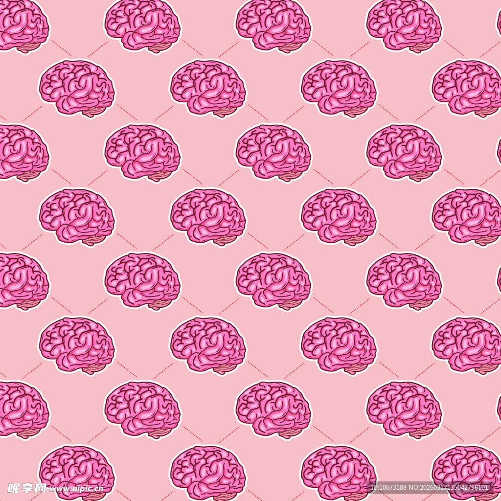 大脑图案背景