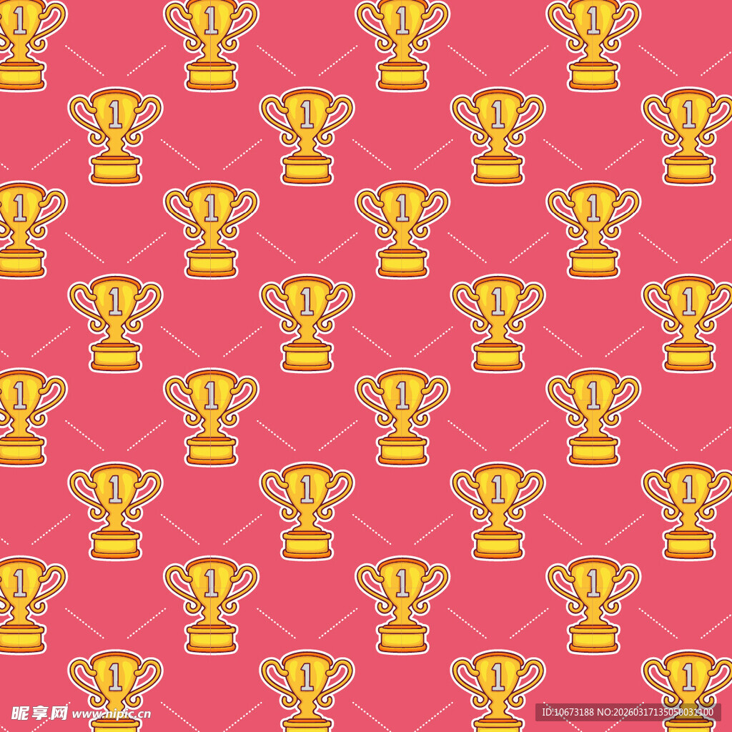 奖杯图案背景