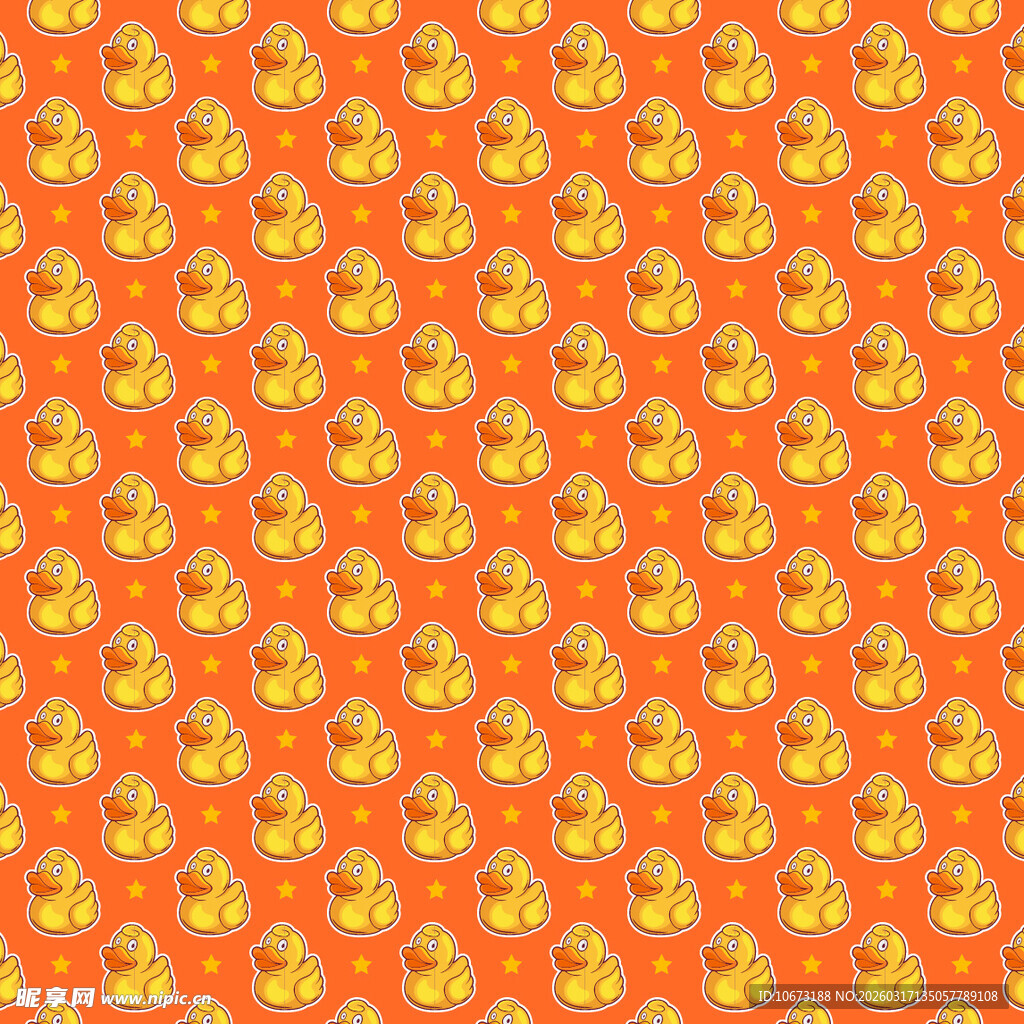 小黄鸭图案背景