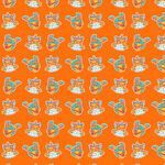 机器人图案背景