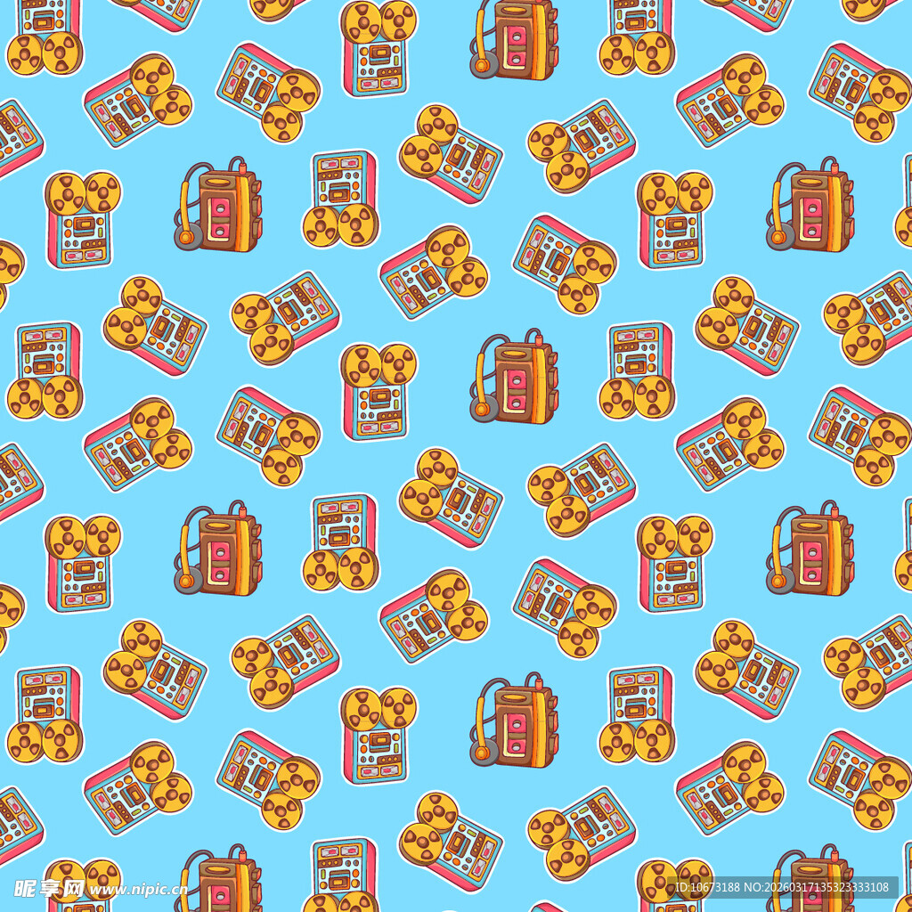 数码相关图案背景