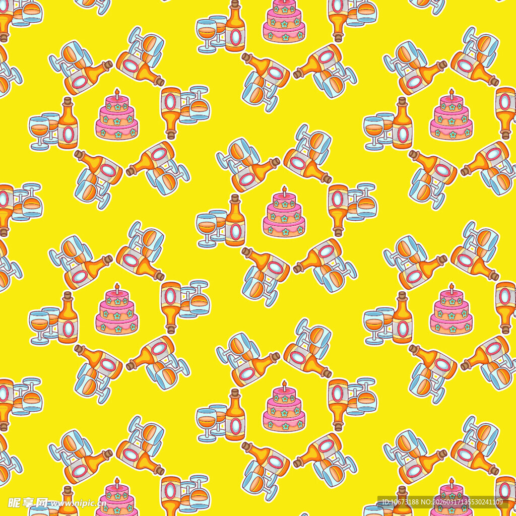 酒相关图案背景