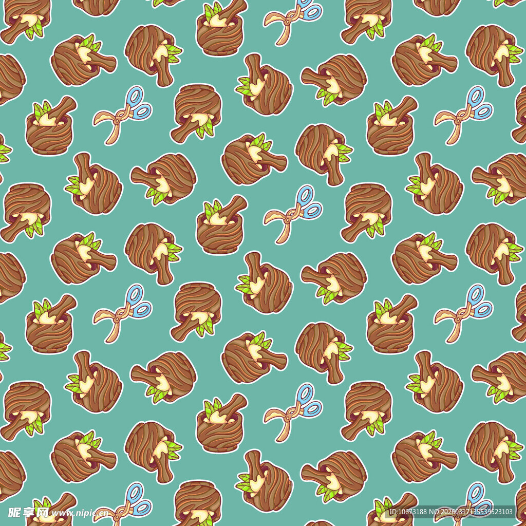 研磨工具图案背景