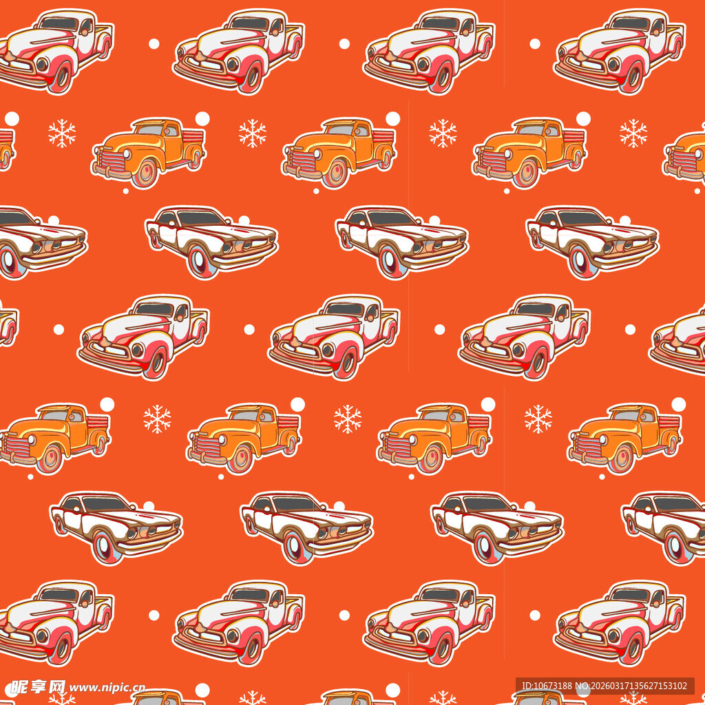 汽车图案背景