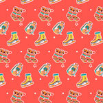 可爱元素图案背景