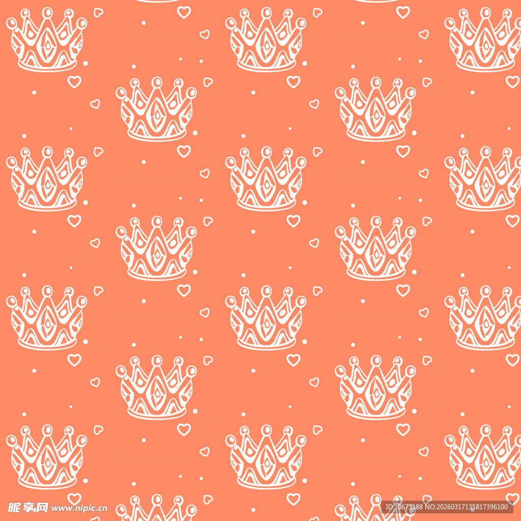 皇冠图案背景