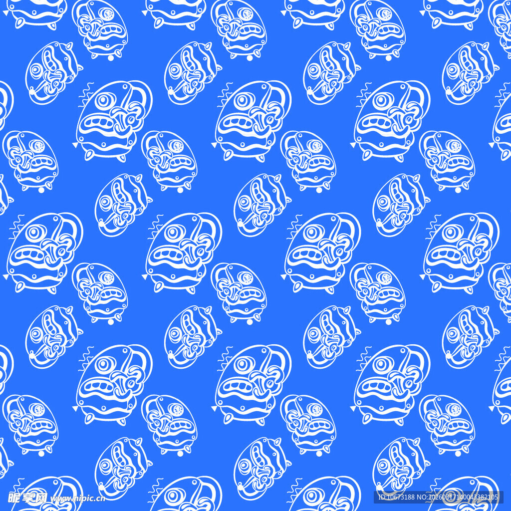 机器人图案背景