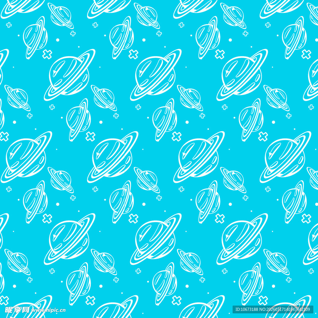 星球图案背景