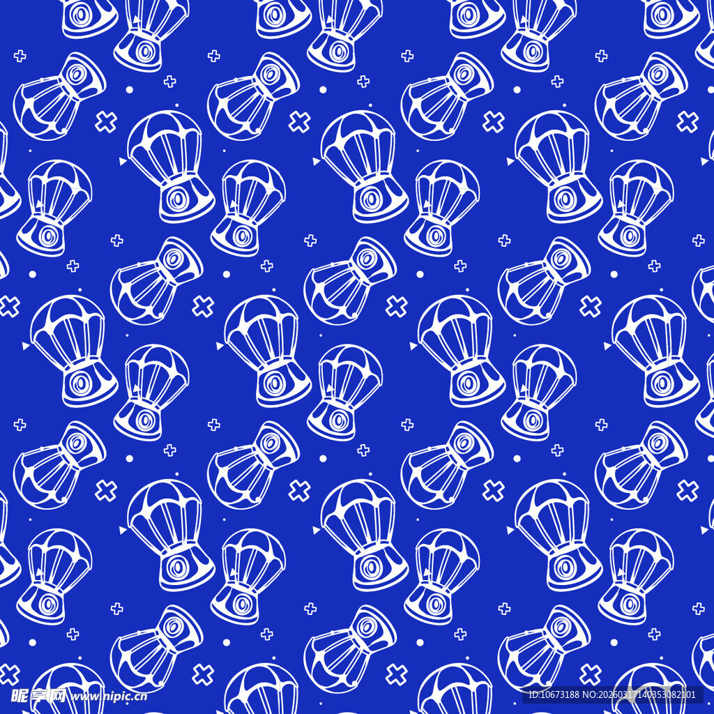 热气球图案背景