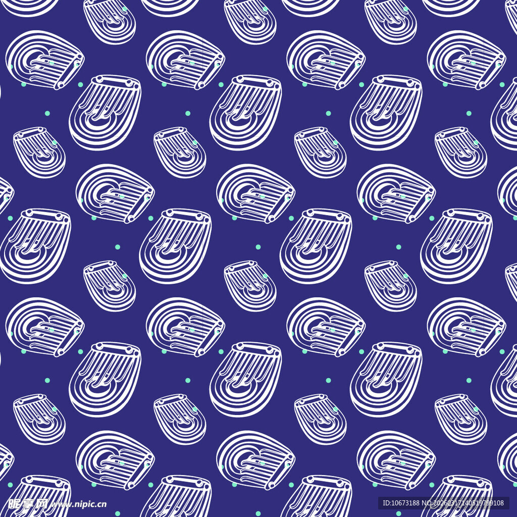 手指琴图案背景