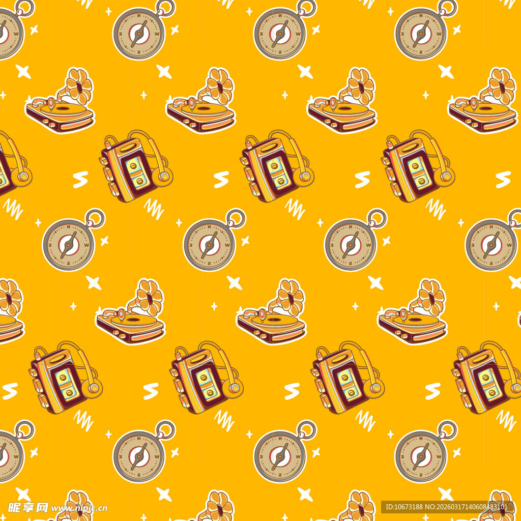 数码元素图案背景