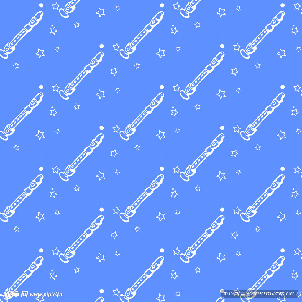 笛子图案背景