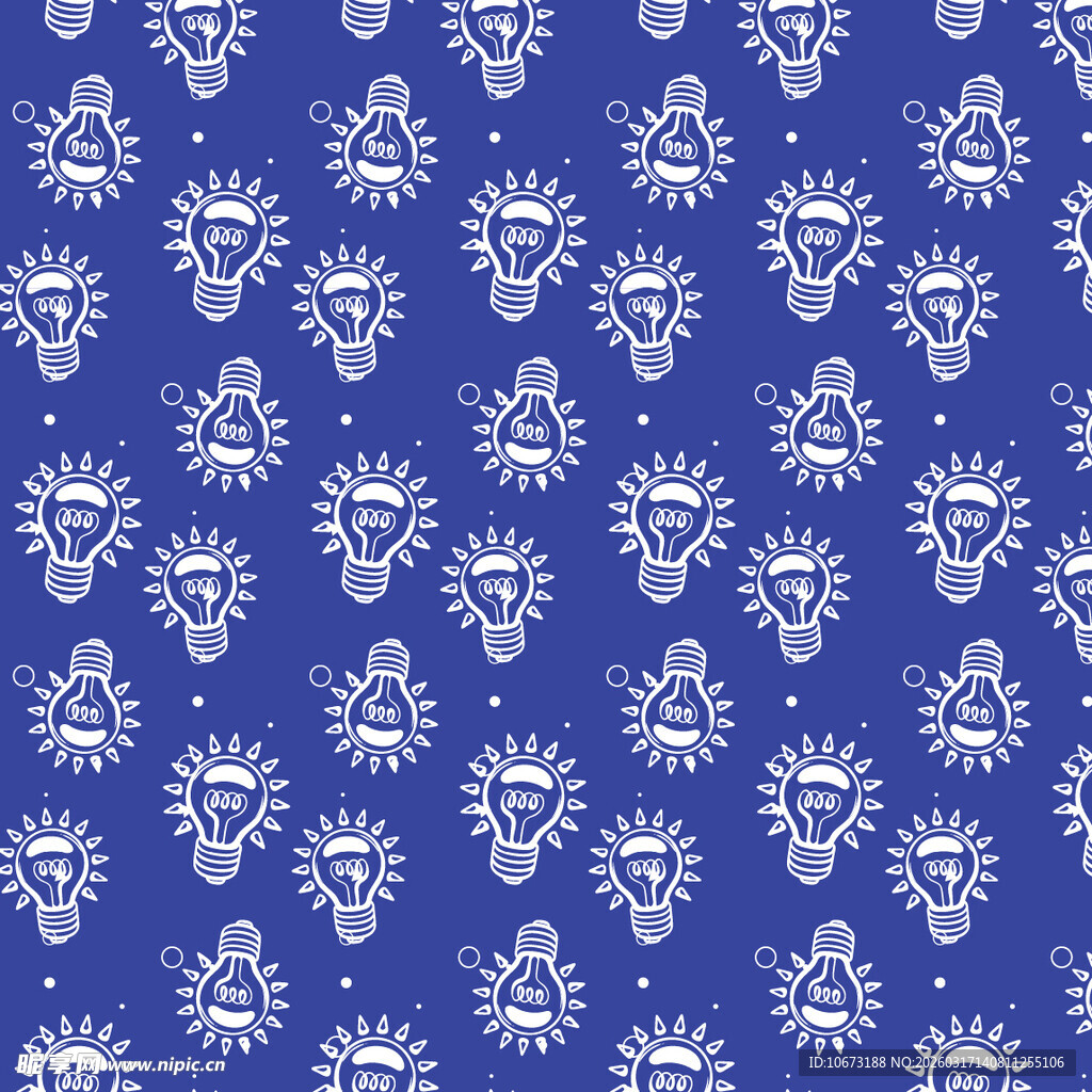 灯泡图案背景
