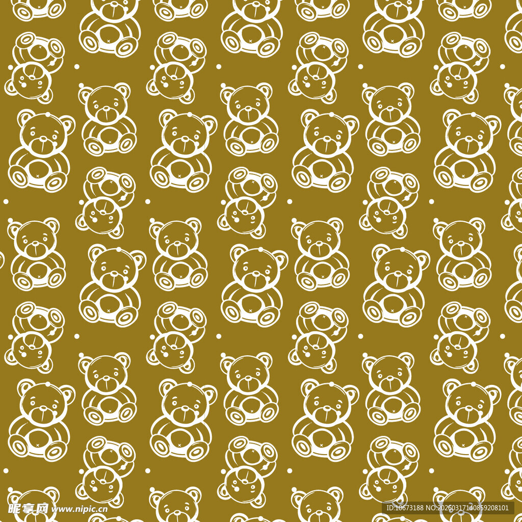 熊图案背景