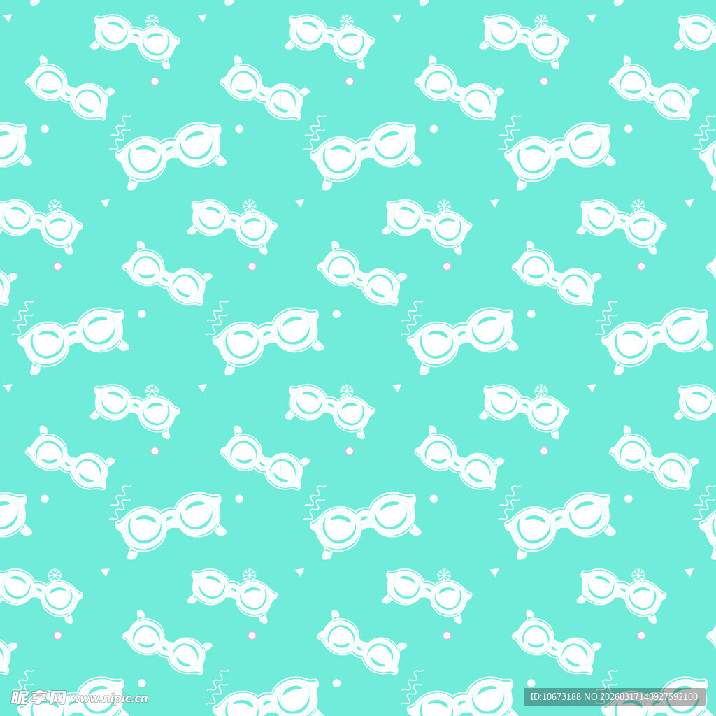 眼镜图案背景