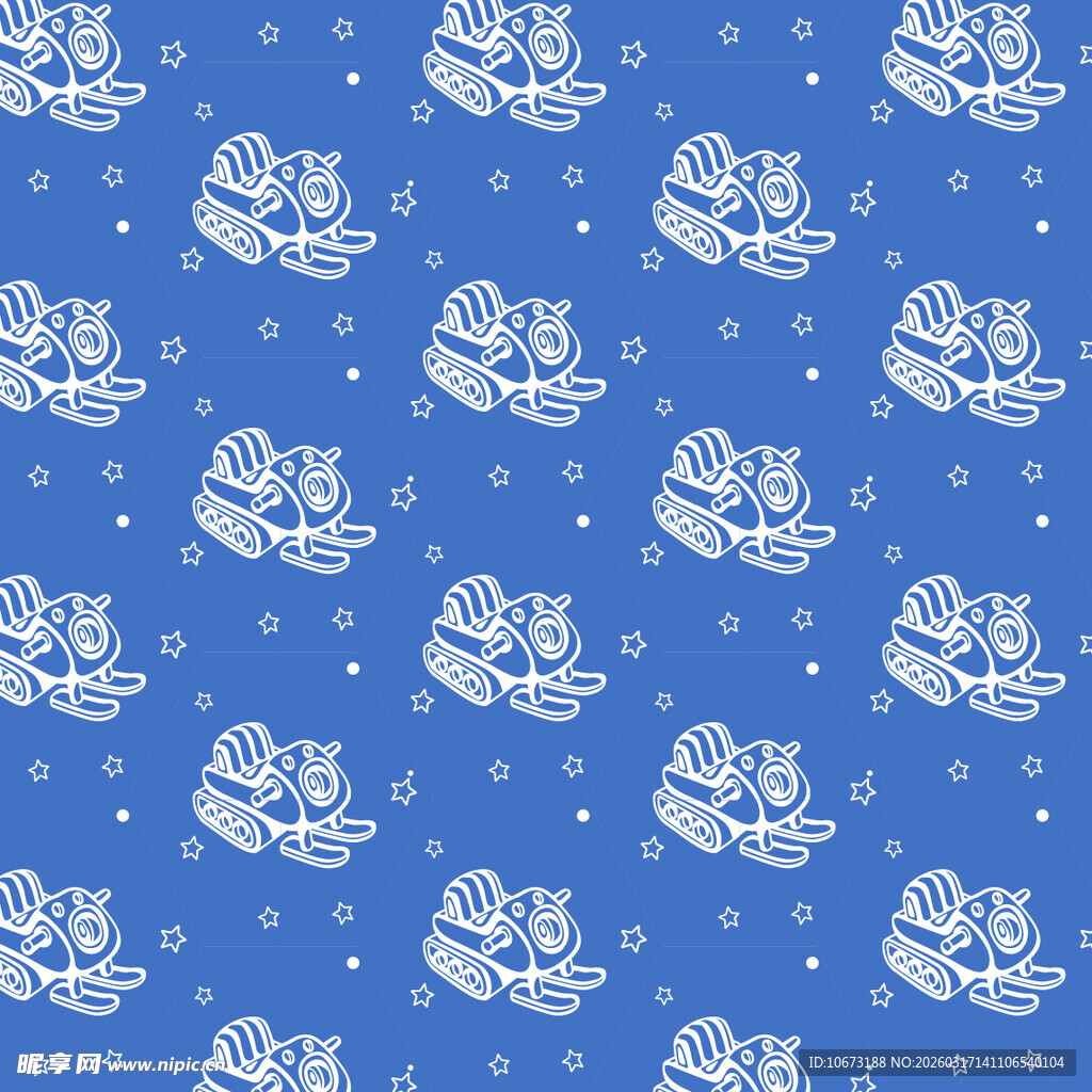 雪地摩托图案背景