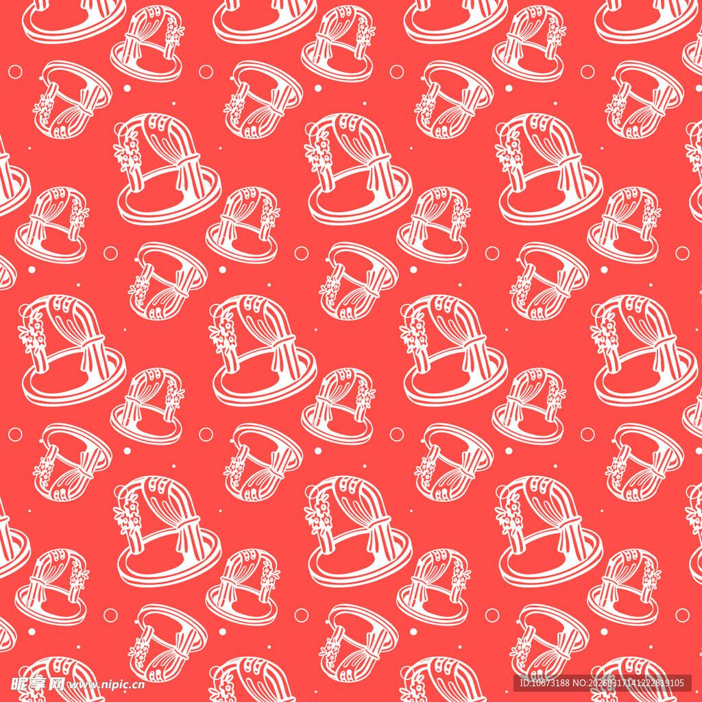 婚礼场景图案背景