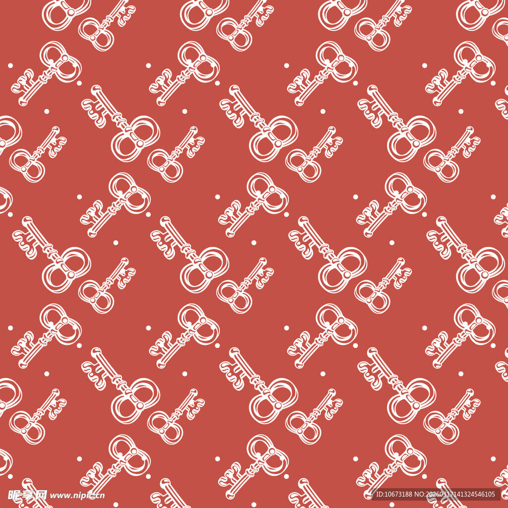 钥匙图案背景