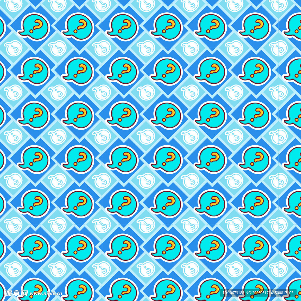问号图案背景