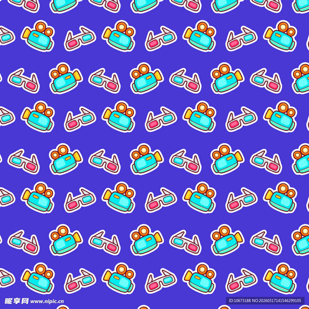 电影元素图案背景