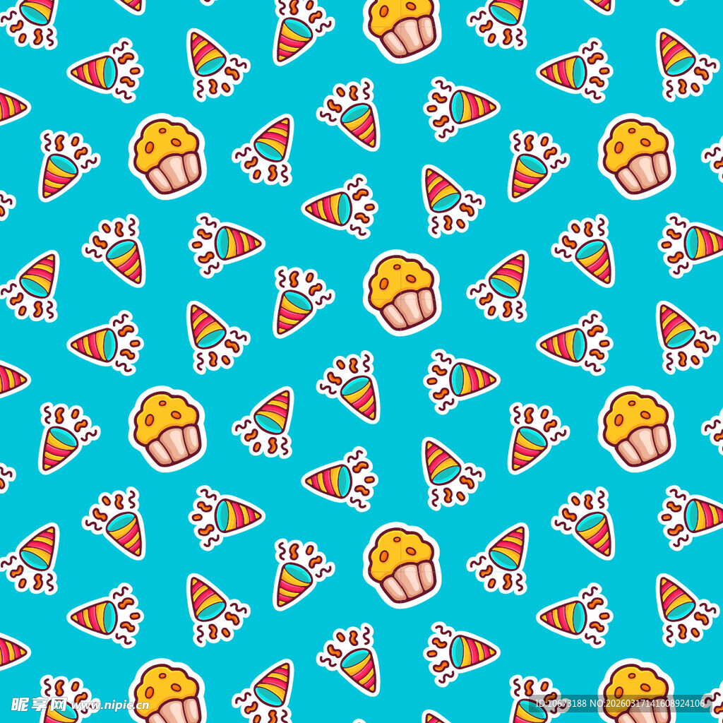 庆祝元素图案背景