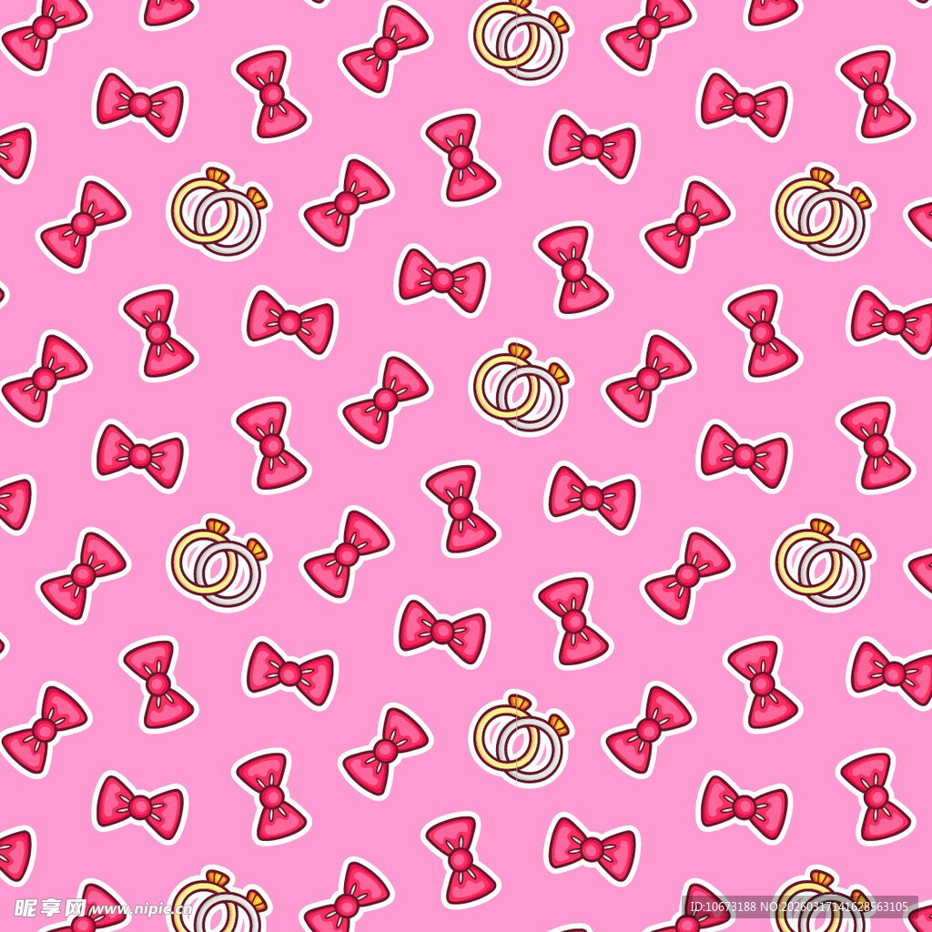 蝴蝶结图案背景