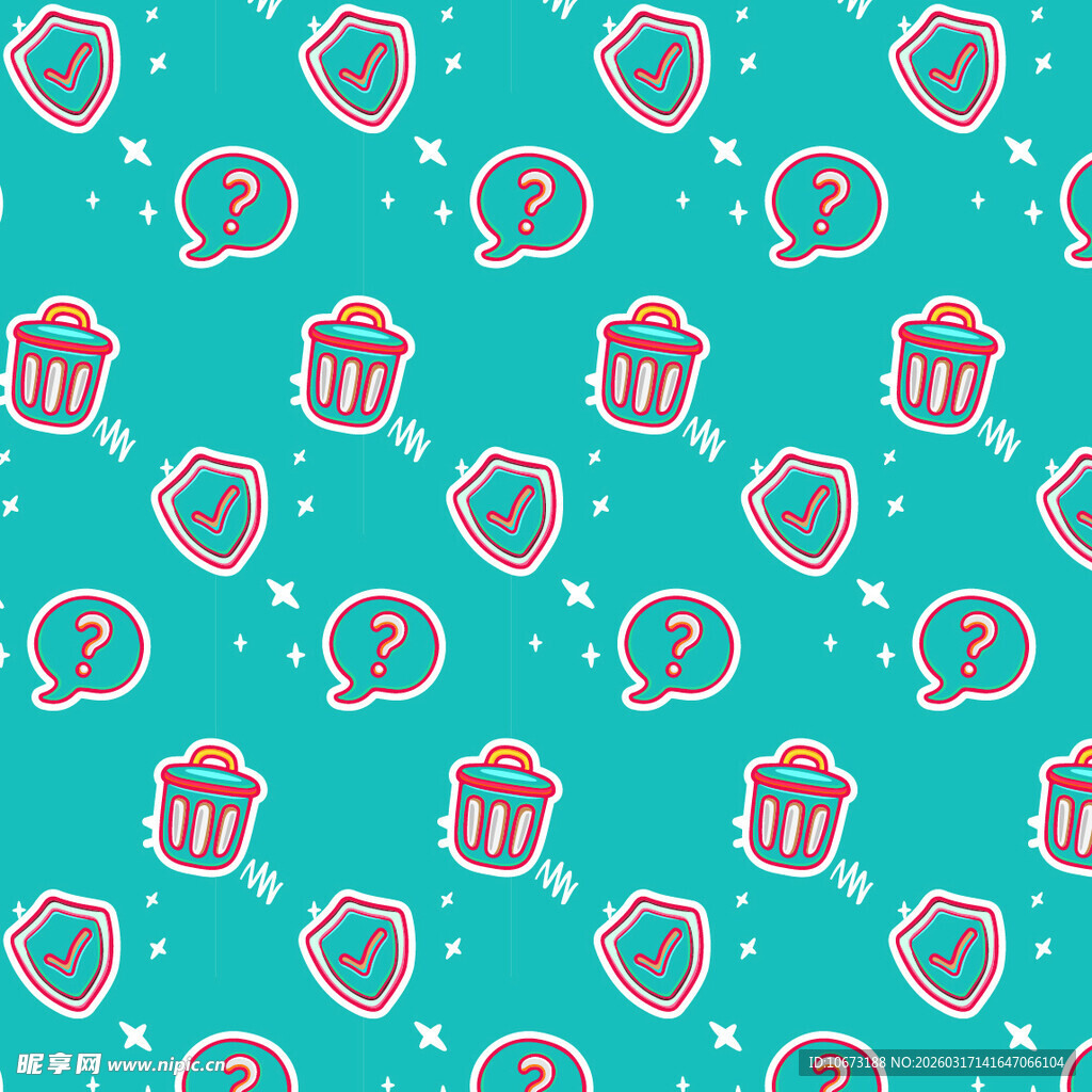 办公元素图案背景