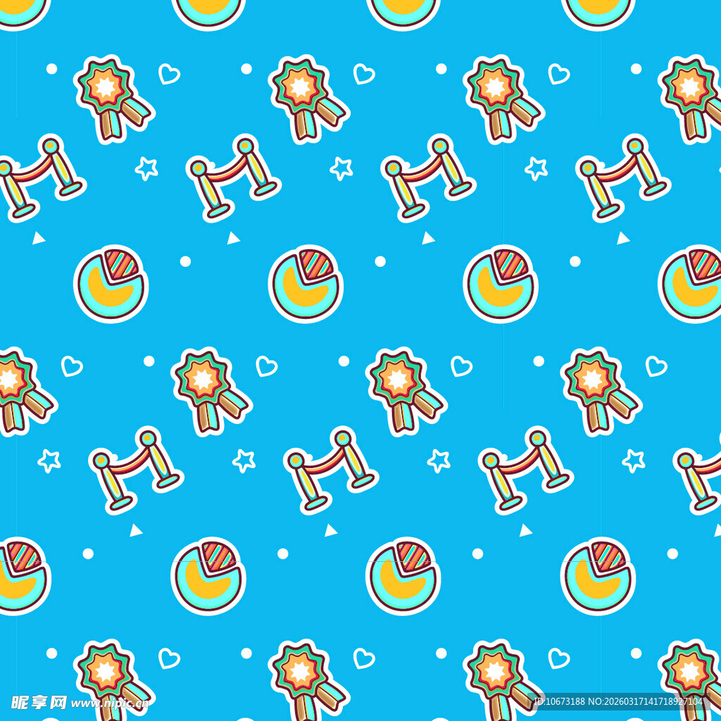 办公元素图案背景